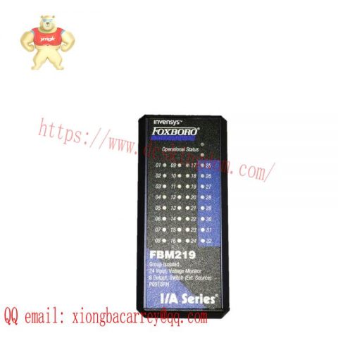 Foxboro I/A Series FBM219 Input Voltage Monitor Module