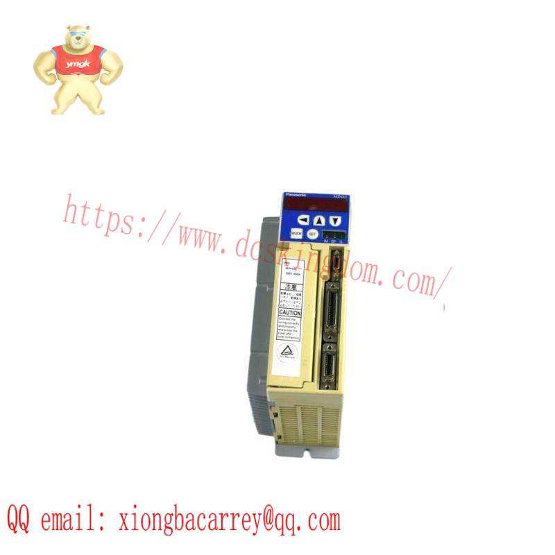 panasonic_msd043a1xx_servo_motor_driver.jpg Panasonic MSD043A1XX - Advanced Servo Motor Driver, for Precision Control in Industrial Applications