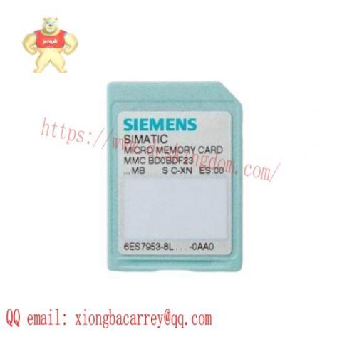 Siemens 6ES7953-8LJ11-0AA0 Micro Memory Card for Industrial Automation