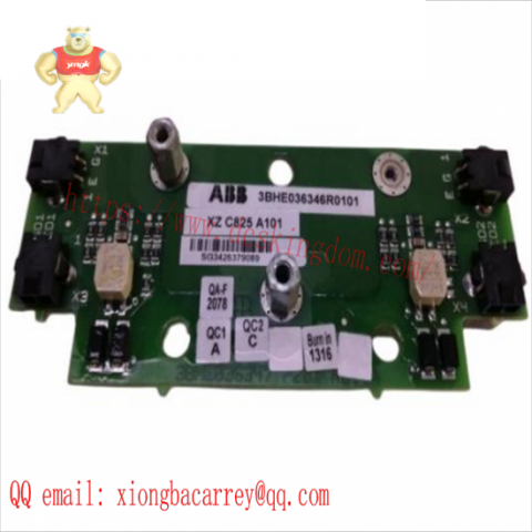 ABB 3BHE036346R0101 XZ C825 A101 Card: Advanced Process Control Module