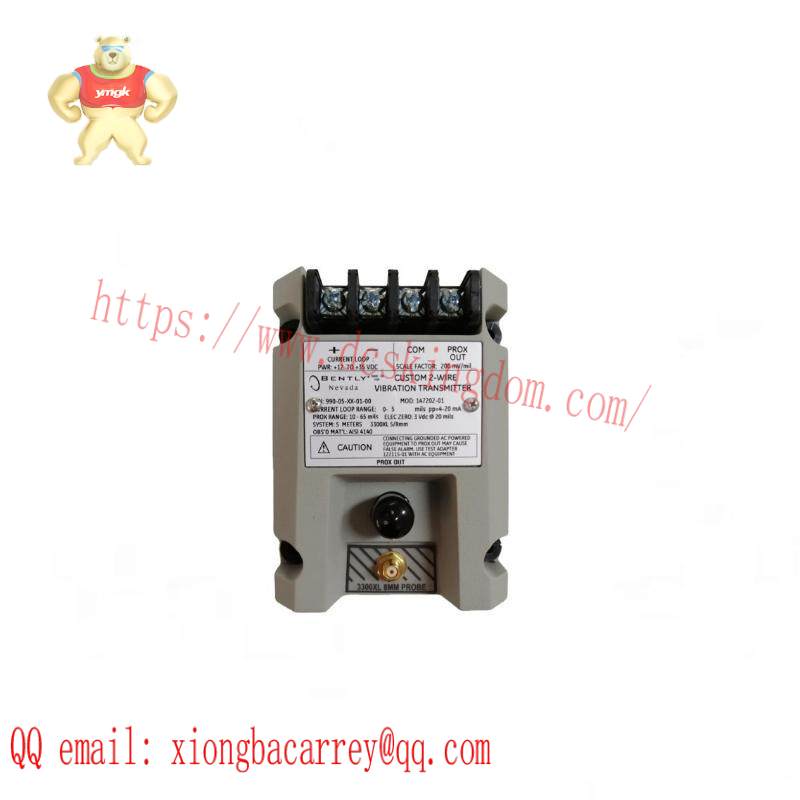 bently_nevada_990-10-xx-01-05_mod_285169-01_vibration_transmitter.jpg Bently Nevada 990-10-XX-01-05 MOD:285169-01 Vibration Transmitter - Precision Sensor for Industrial Control