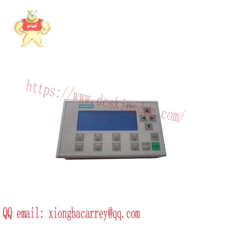 siemens_6av6640-0aa00-0ax0_td400c_text_display.jpg SIEMENS 6AV6640-0AA00-0AX0 TD400C Text Display - Industry Grade HMI Solution