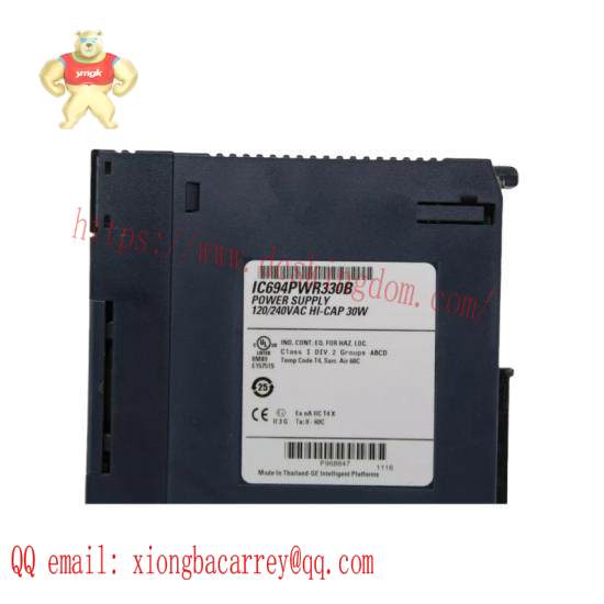 ge_fanuc_ic694pwr330_power_supply_1.jpg Emerson IC694PWR330RX3i Power Supply, 120/240 Vac 125 Vdc High Capacity