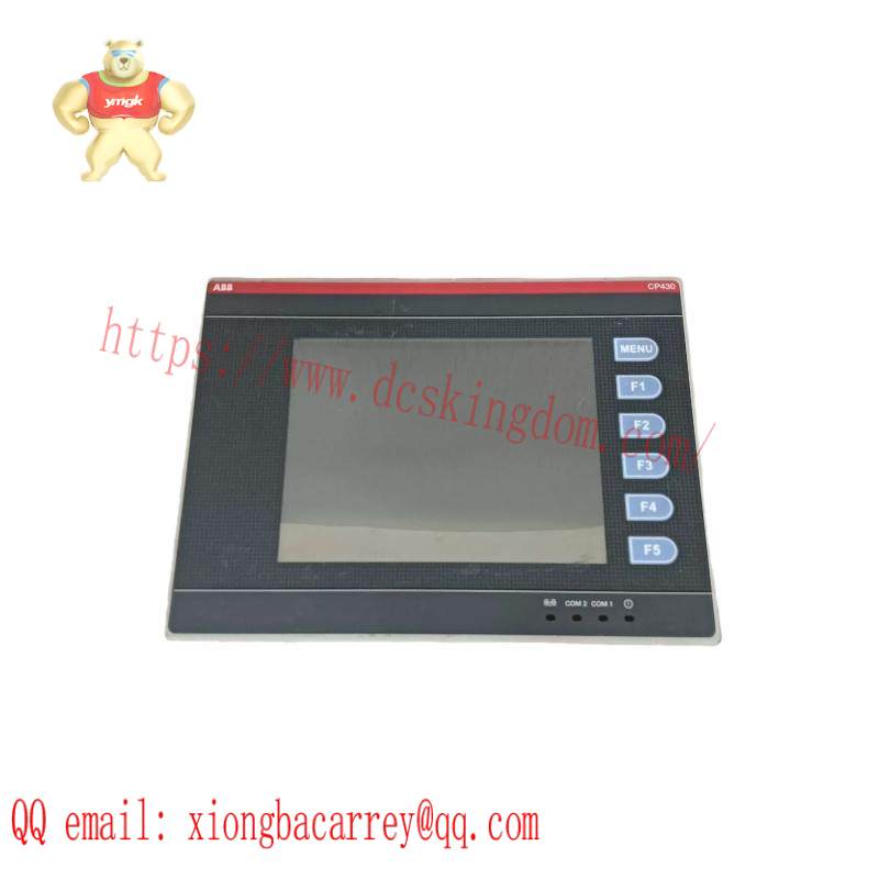 cp430t_abb_touch_screen.jpg ABB CP430 Control Unit, Model 3ABD10093882, Industrial Automation