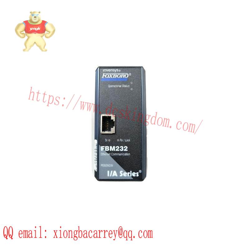 foxboro_fbm232_mbps_ethernet_single.jpeg FOXBORO 2AIP2VFGB Control Module, Efficient Industrial Automation