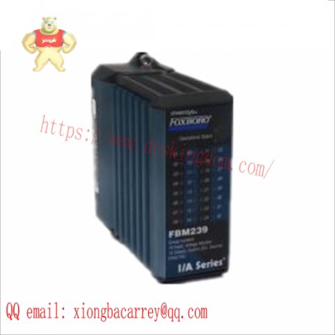 FOXBORO FBM239: 16DI/16DO Discrete Input/Output Module for Industrial Control